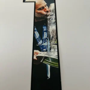 Pep Guardiola Custom Signed Premier League number