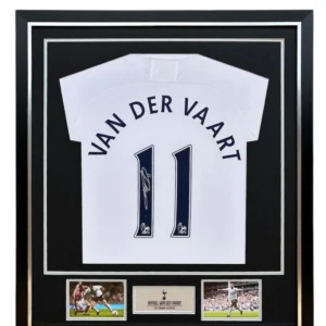 Rafael van der Vaart Tottenham Signed Shirt FRAMED *EXACT VIDEO PROOF* RARE