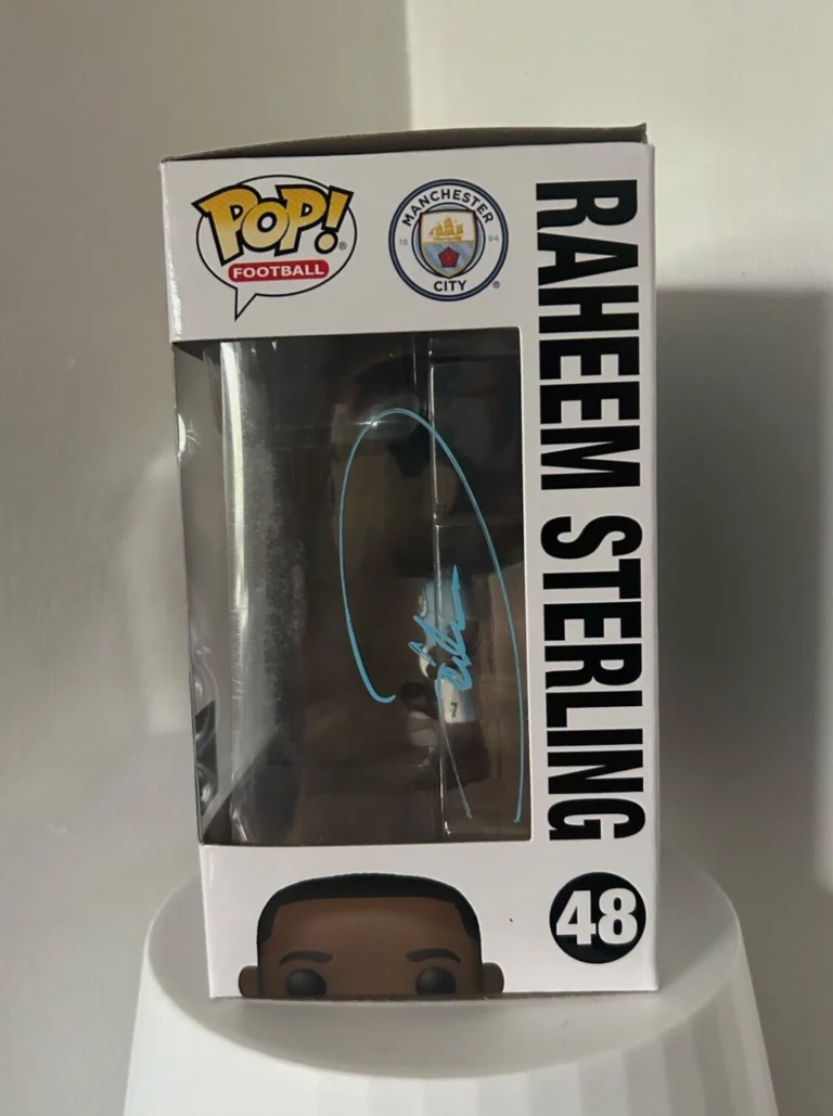 Raheem Sterling Signed FUNKO POP *EXACT VIDEO PROOF*