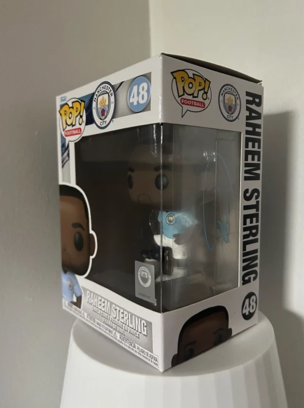 Raheem Sterling Signed FUNKO POP *EXACT VIDEO PROOF*