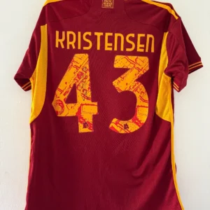 Rasmus Kristensen Roma Signed Shirt *EXACT VIDEO PROOF*