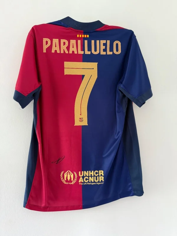 Salma Paralluelo Barcelona Signed Shirt *RARE* EXACT VIDEO PROOF OF SIGNING INC*