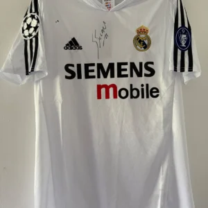 Santiago Solari Real Madrid Signed Shirt *Galácticos*
