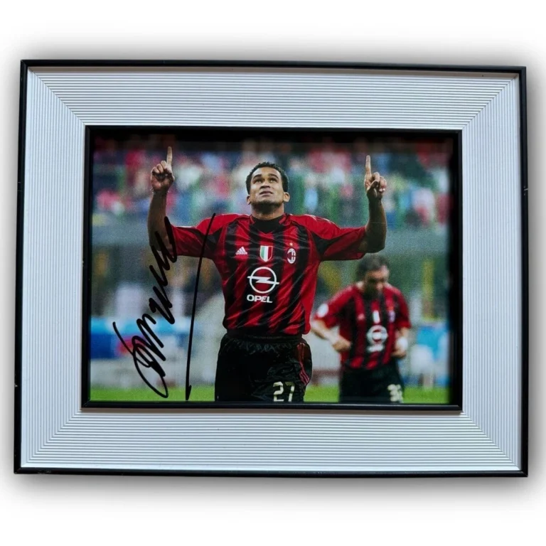 Serginho AC Milan Signed Photo Framed *EXACT VIDEO PROOF*