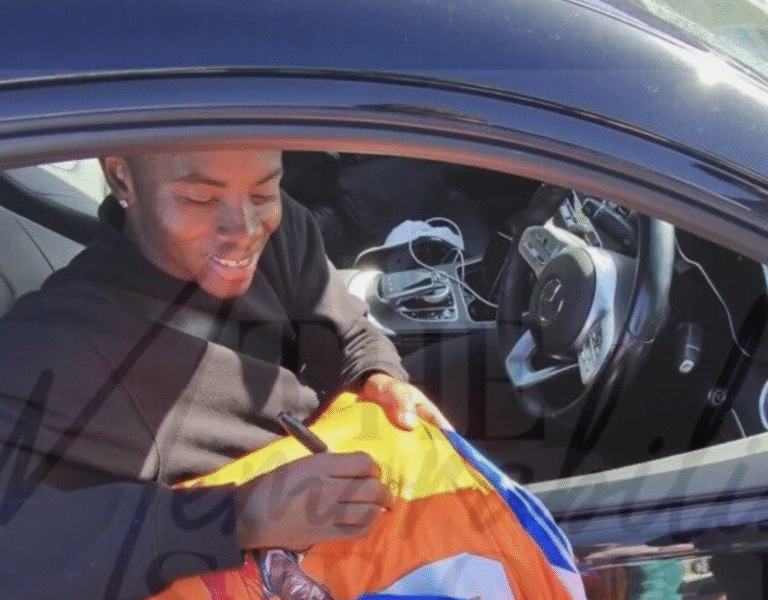 Simon Adingra Ivory Coast Signed Shirt *CUSTOM RARE* *VIDEO PROOF*