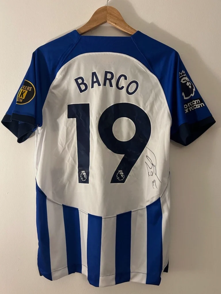 Valentin Barco Brighton signed shirt *PROOF INCLUDED*