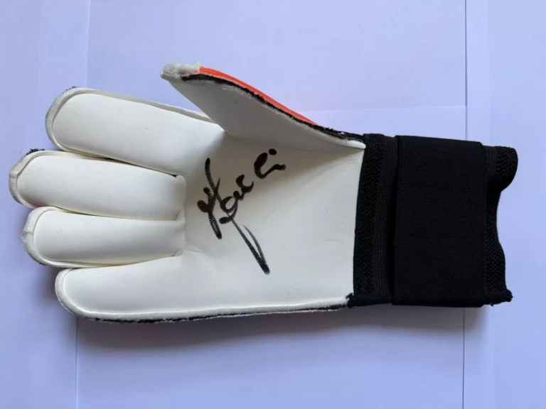 Valerio Fiori Signed Goalkeeper glove *EXACT VIDEO PROOF OF SIGNING* LAZIO MILAN
