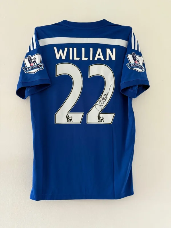 Willian Chelsea Signed Shirt *EXACT VIDEO PROOF OF SIGNING*RARE* BRAZIL*LEGEND 3