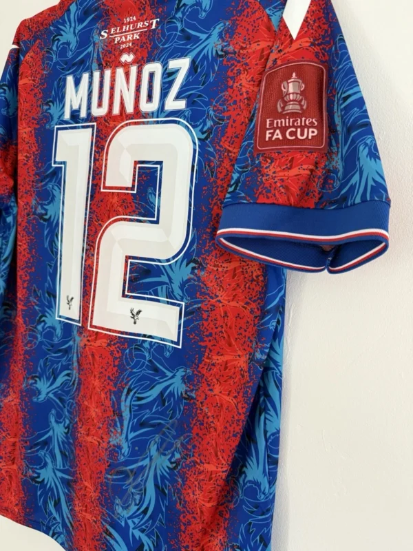 Daniel Munoz Crystal Palace Signed Shirt FA CUP WINNERS RARE *EXACT VIDEO PROOF*