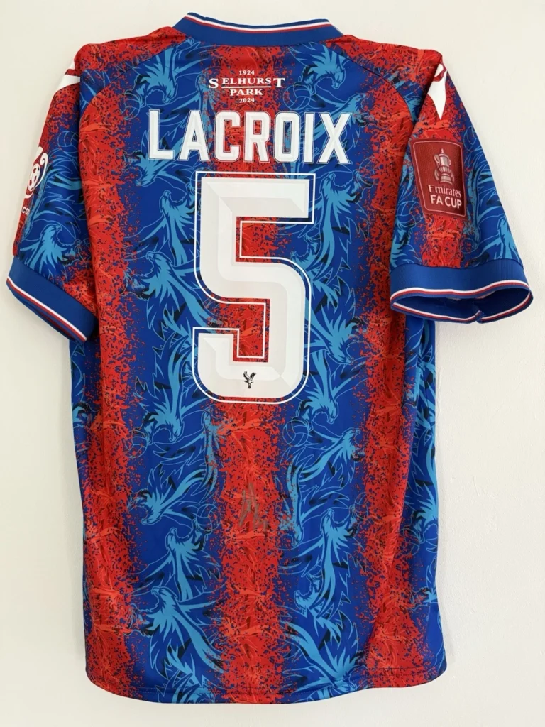 Maxence Lacroix Crystal Palace Signed Shirt *FA CUP WINNERS* VIDEO PROOF RARE