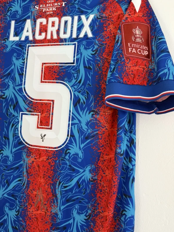 Maxence Lacroix Crystal Palace Signed Shirt *FA CUP WINNERS* VIDEO PROOF RARE