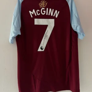 John McGinn Aston Villa Signed Shirt *VIDEO PROOF*