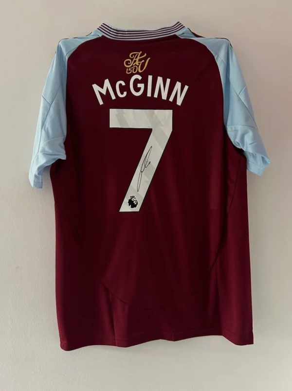John McGinn Aston Villa Signed Shirt *VIDEO PROOF*