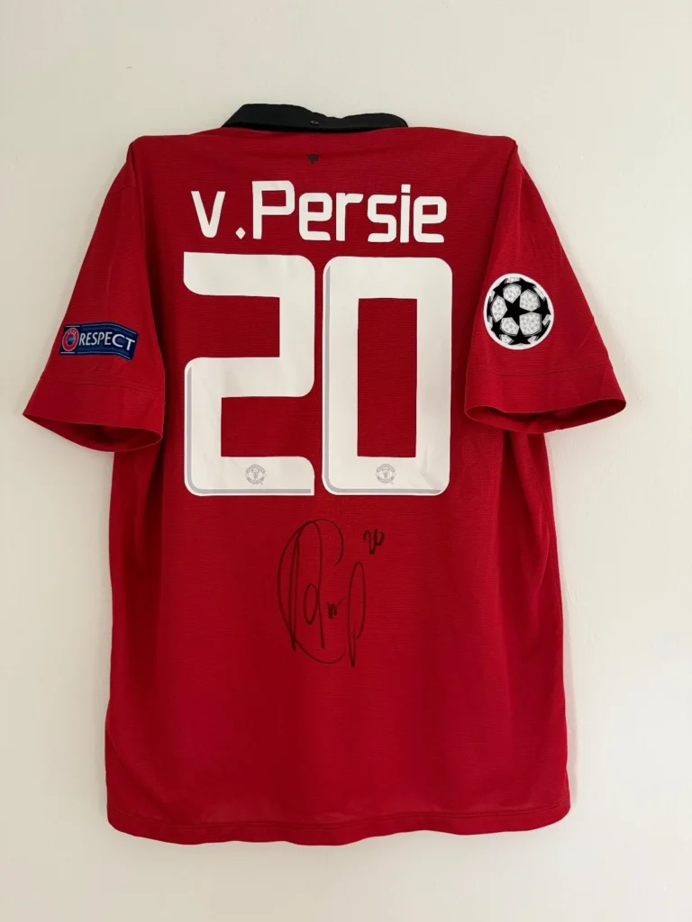 Robin van Persie Manchester United Signed Shirt