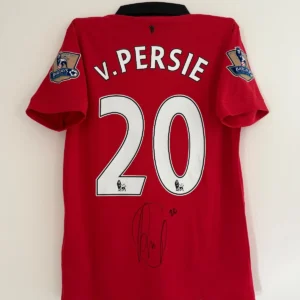 Robin Van Persie Signed Man Utd 2013/14 Home Jersey