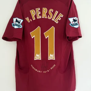 Robin Van Persie Signed Arsenal 2005/06 Home Shirt