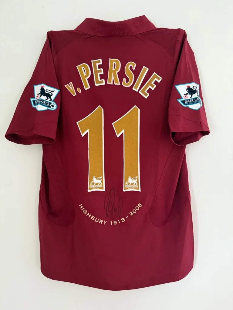 Robin Van Persie Signed Arsenal 2005/06 Home Shirt