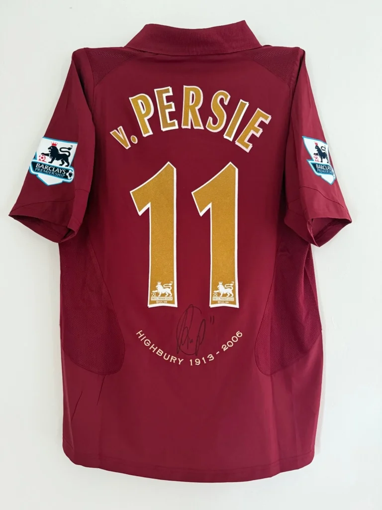 Robin Van Persie Signed Arsenal 05/06 Home Jersey