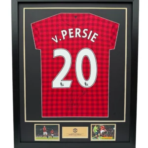 Robin van Persie Manchester United Signed Shirt FRAMED