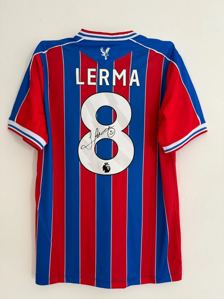 Jefferson Lerma Crystal Palace Signed Shirt