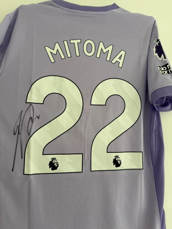 Kaoru Mitoma Brighton Signed Shirt