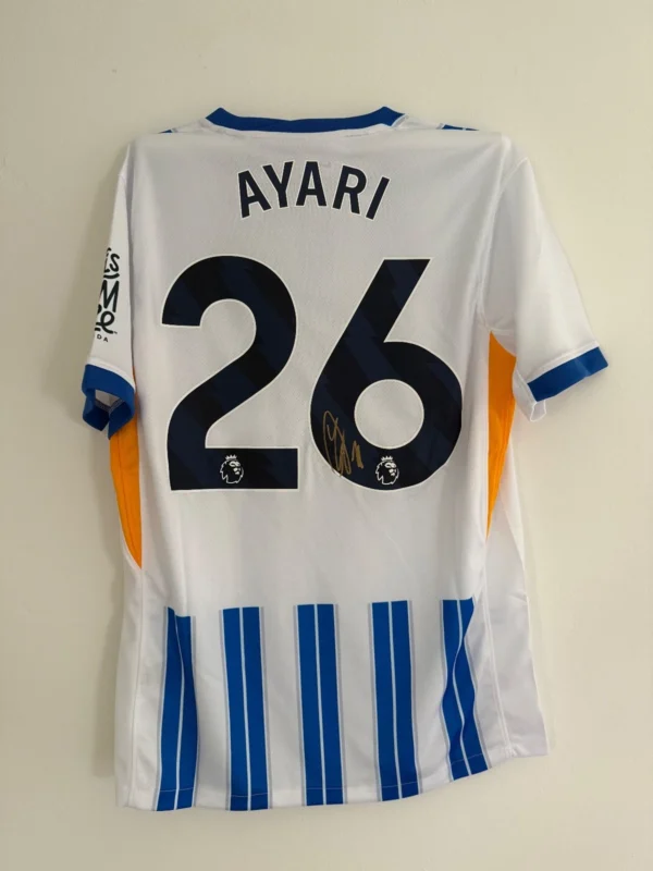 Yasin Ayari Brighton Signed Shirt