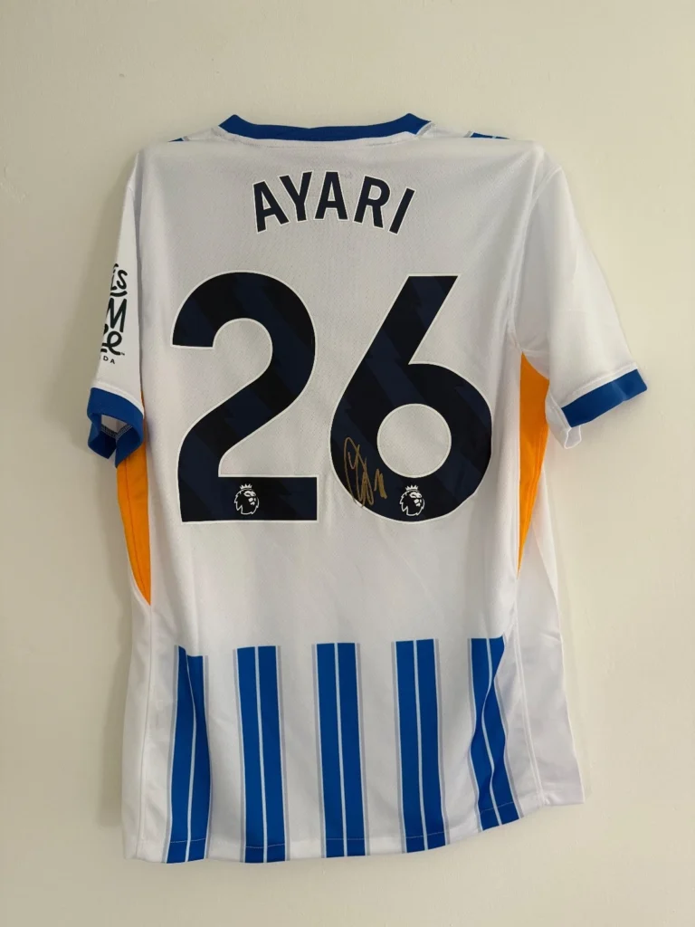 Yasin Ayari Brighton Signed Shirt
