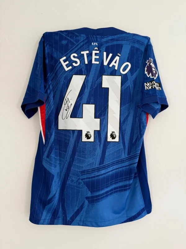 Estêvão Willian Chelsea Signed Shirt