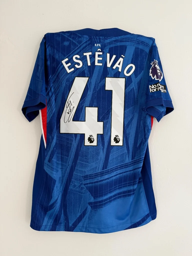 Estêvão Willian Chelsea Signed Shirt